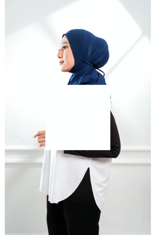 Maisa Hijab Sporty Tali Navy